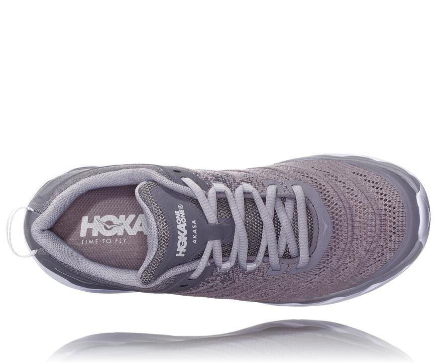 Chaussure Running Hoka One One Akasa Femme - Grise - RVJ-936852